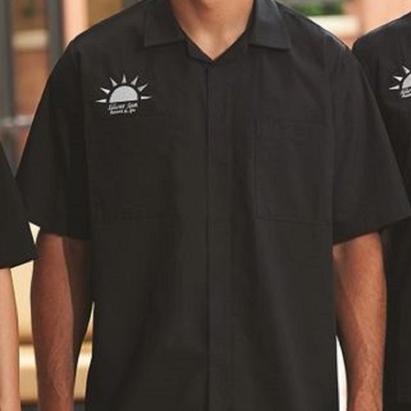 Men's Service Shirt Color Brown - Picture 3 of 3